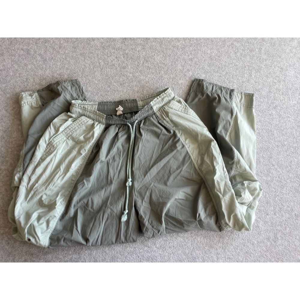 Daily Practice by Anthropologie Colorblock Track Pants Sage Green XXS Joggers